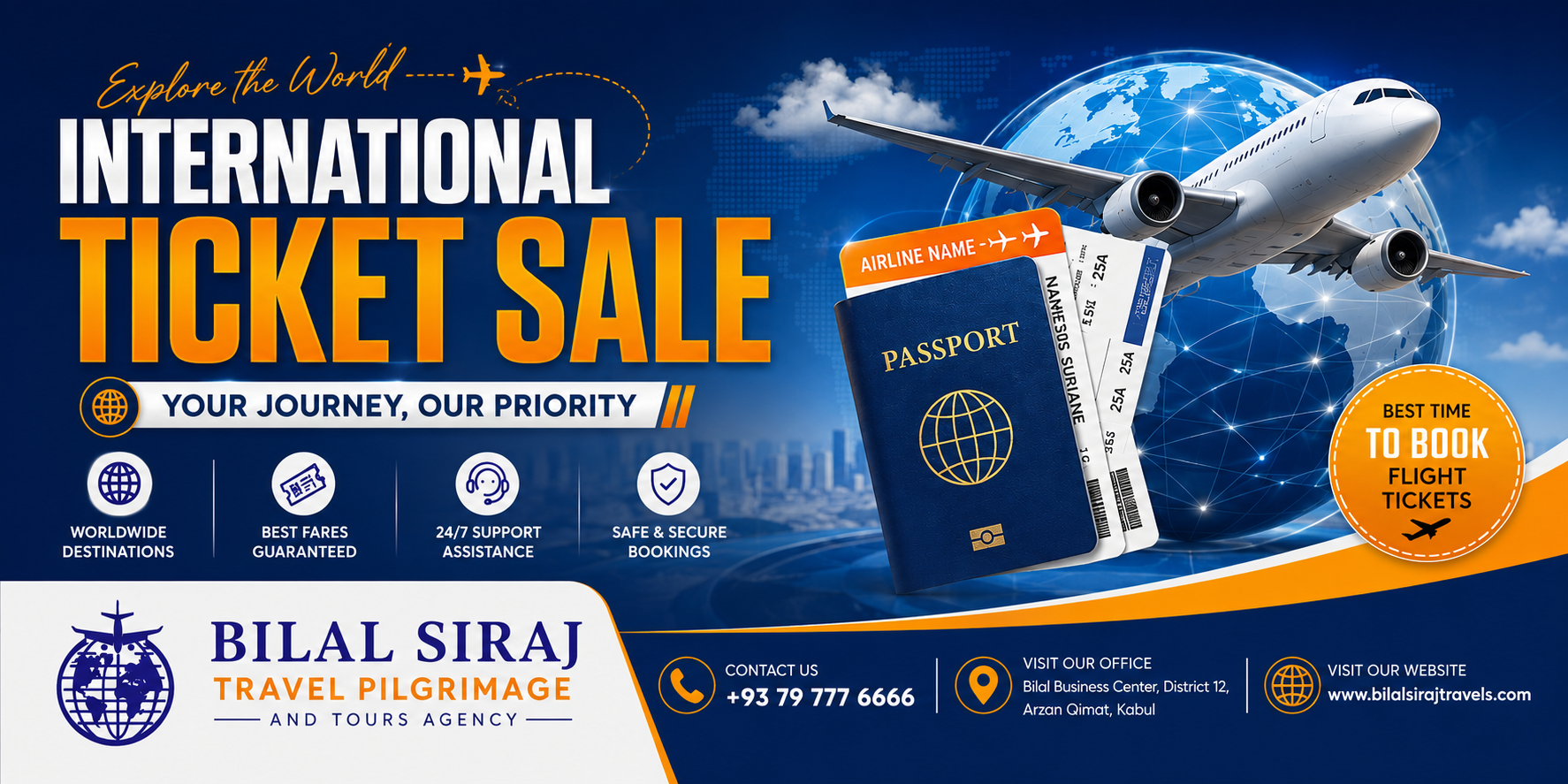 National & International Air Ticket Booking